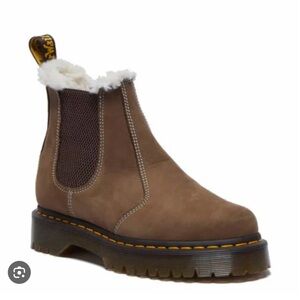 NIB Dr Martens Leonor Faux-Fur Chelsea 2976 boots